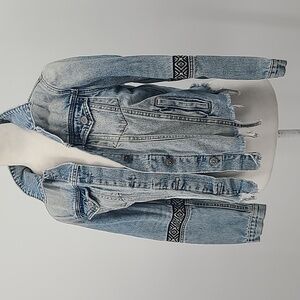 Driftwood jeans trucker jean jacket XS crop